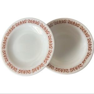 Copper Filigree Bread and Butter Plates